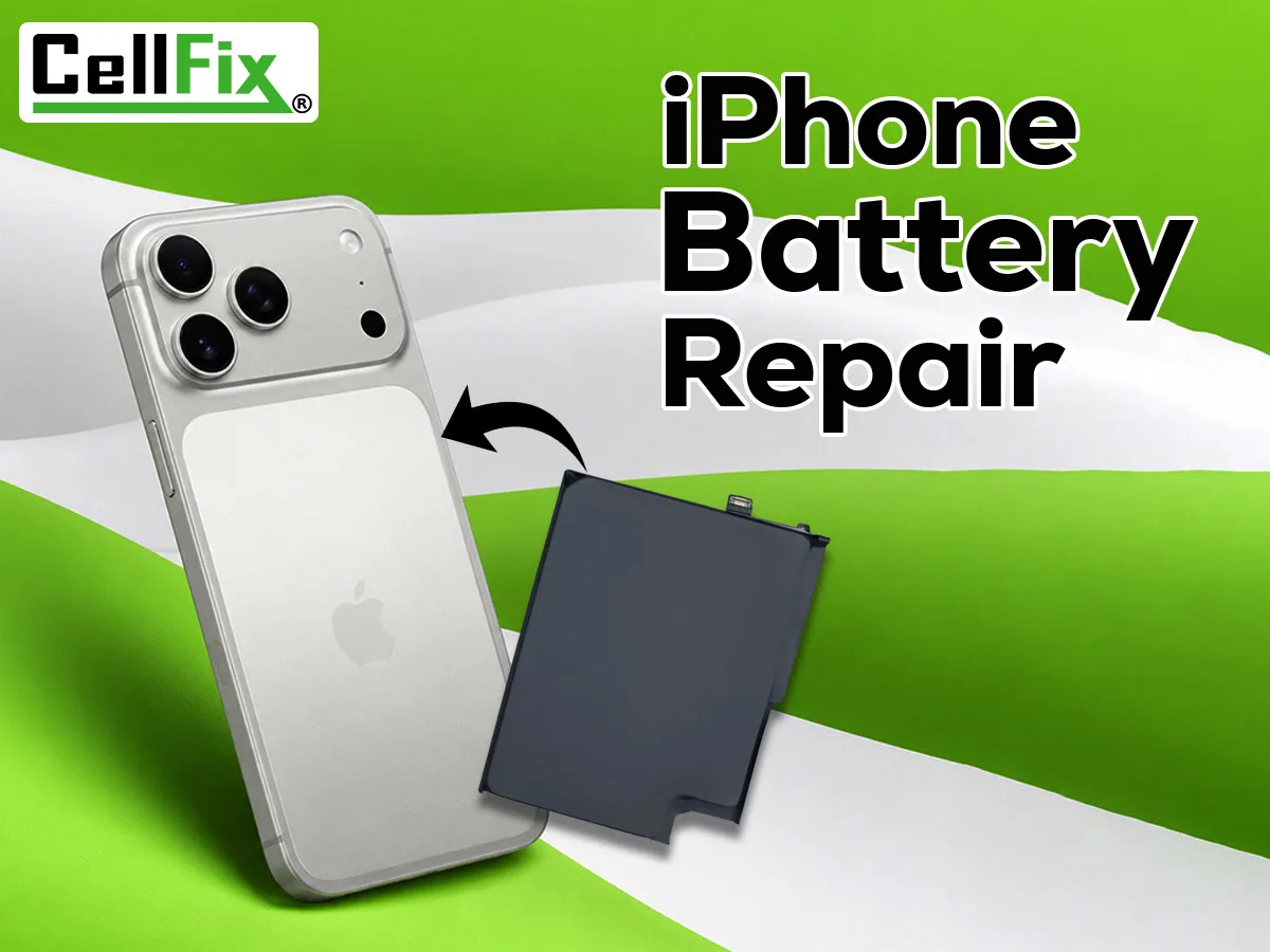 iPhone battery replacement at CellFix Tampa