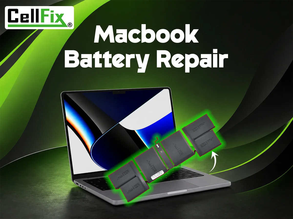 MacBook battery replacement at CellFix Tampa