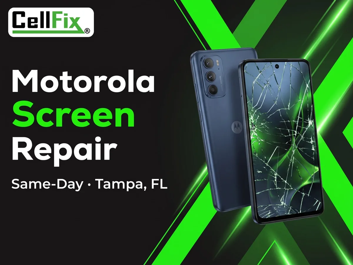 Motorola phone screen repair at CellFix Tampa