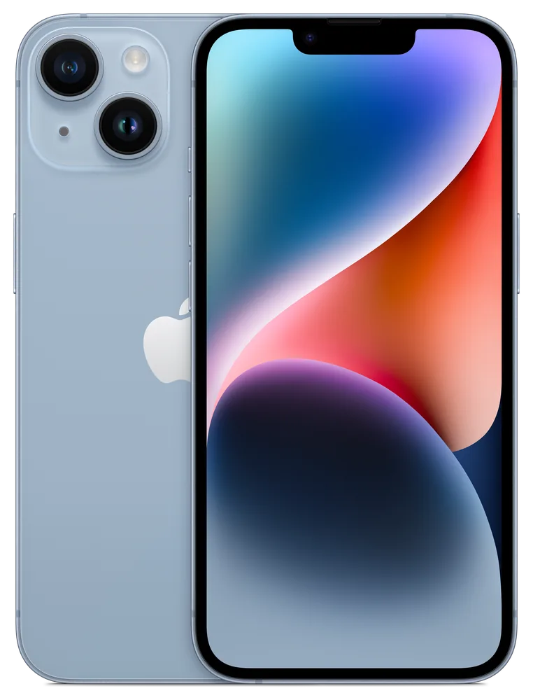 iPhone 14 in Blue